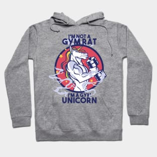 Gym Unicorn weightlifter Hoodie